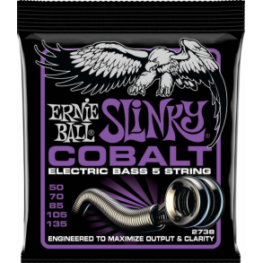 Ernie Ball 2738 5-String Cobalt Power Slinky Bass